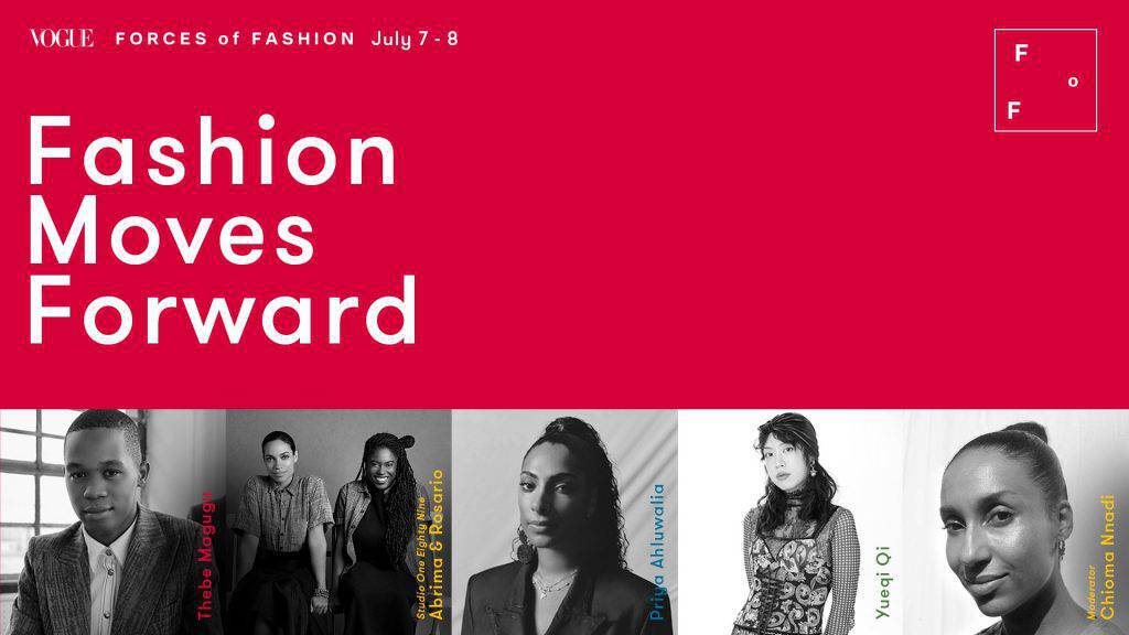 The speakers of Vogue’s Forces of Fashion 2021