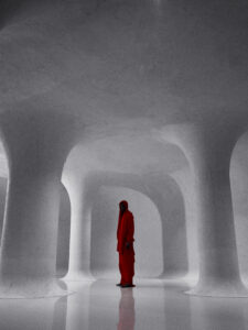 Through the space